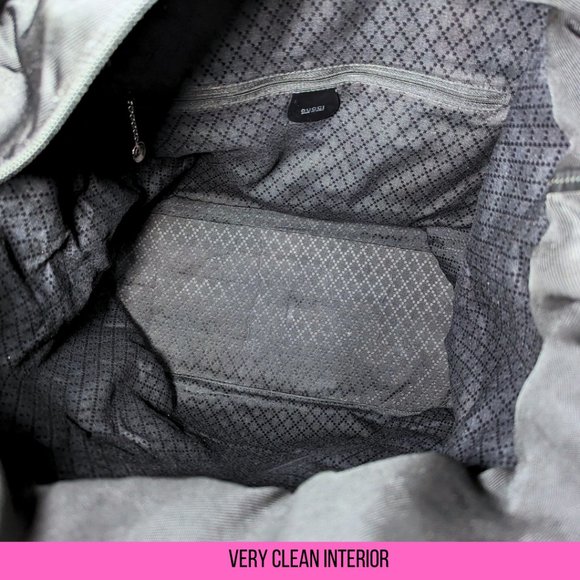 Gucci Large Black Nylon Bamboo Zip Tote Bag 002-2058-0412-5 - Picture 7 of 14